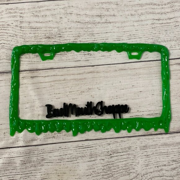 *The Little Shop of Gore Slime Time License Plate Frame NEW - Picture 1 of 3